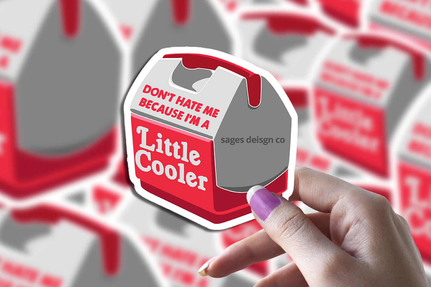 I'm A Little Cooler Sticker