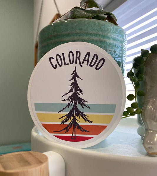 MT Brand Apparel - Colorful Pine Customizable Decal
