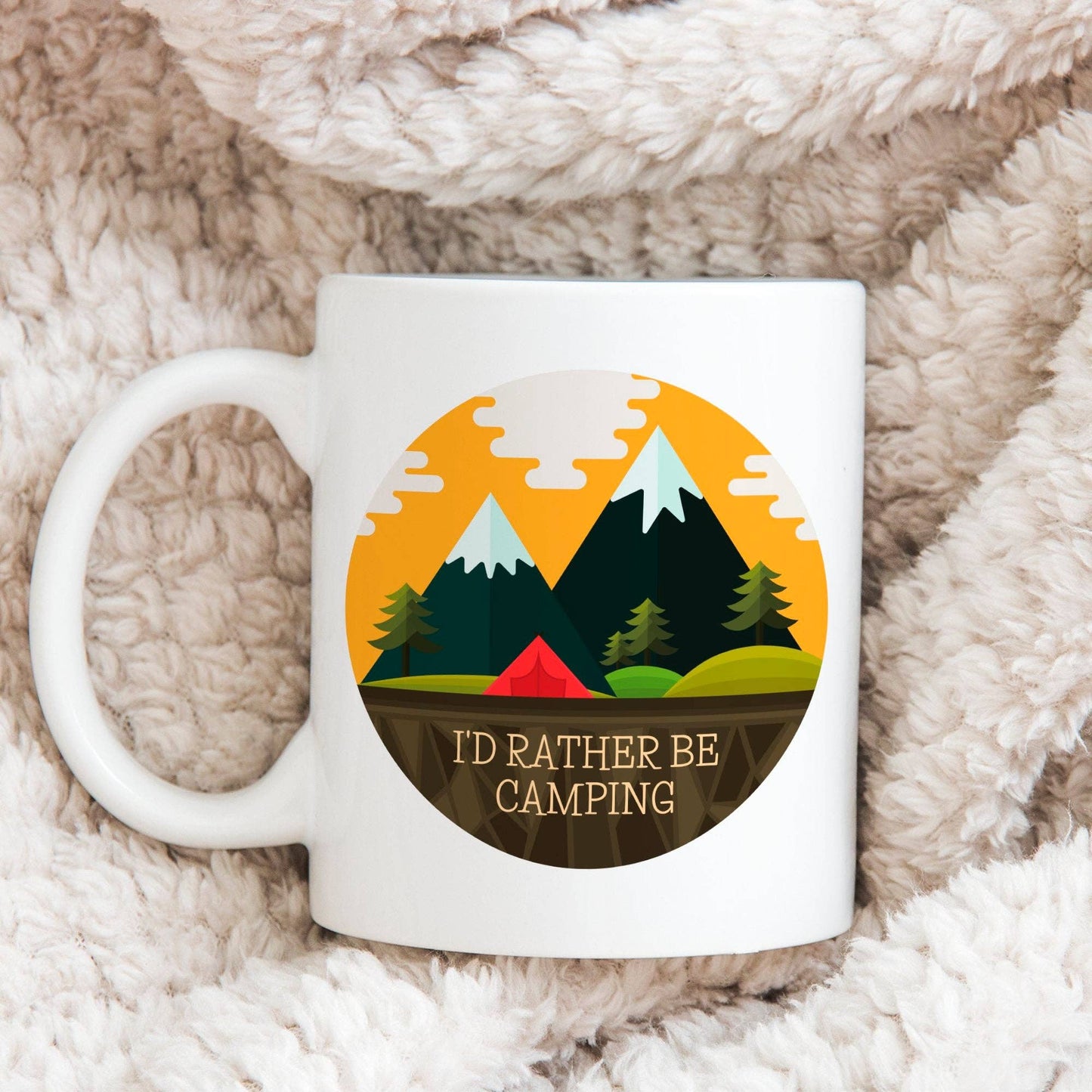 I'd  Rather Be Camping Mug