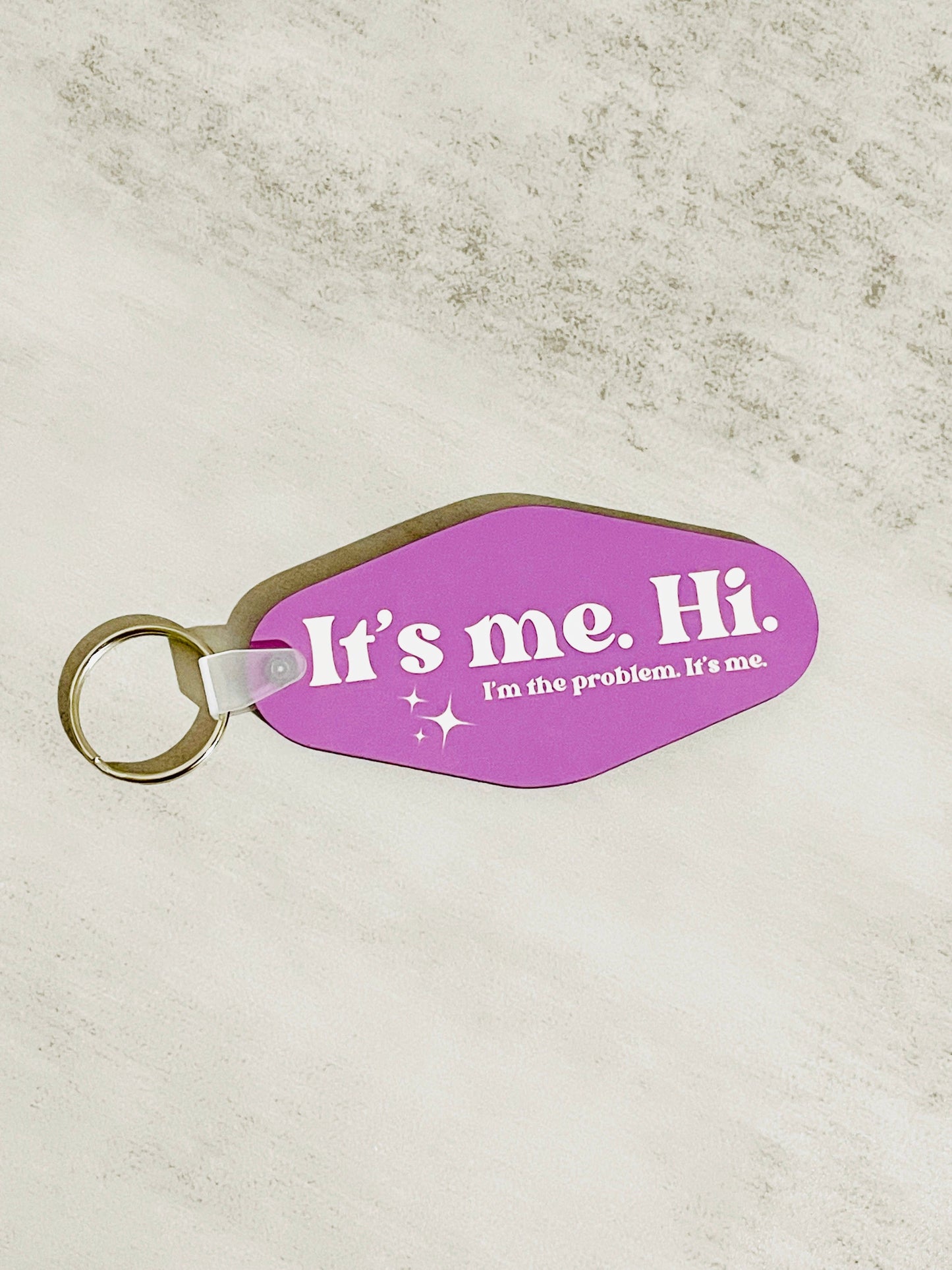 Sonny Rising - Motel Style Keychain, Taylor Inspired It's Me Design