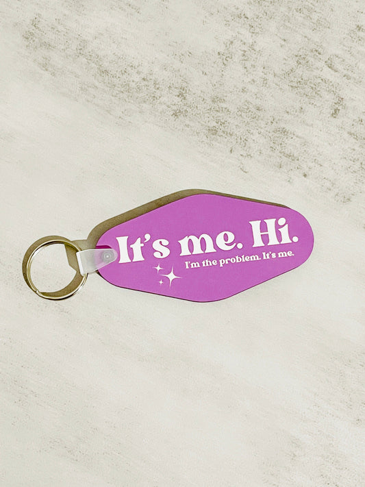 Sonny Rising - Motel Style Keychain, Taylor Inspired It's Me Design