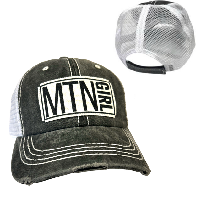 MOUNTAIN GIRL |DISTRESSED Hat