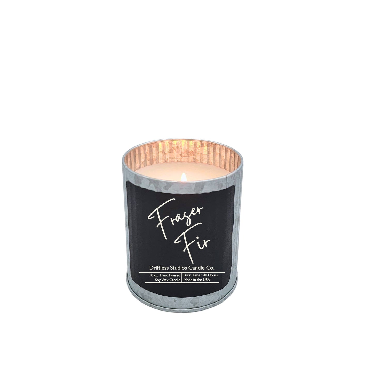 Fraser Fir Christmas Candle Rustic Farmhouse Holiday Candle