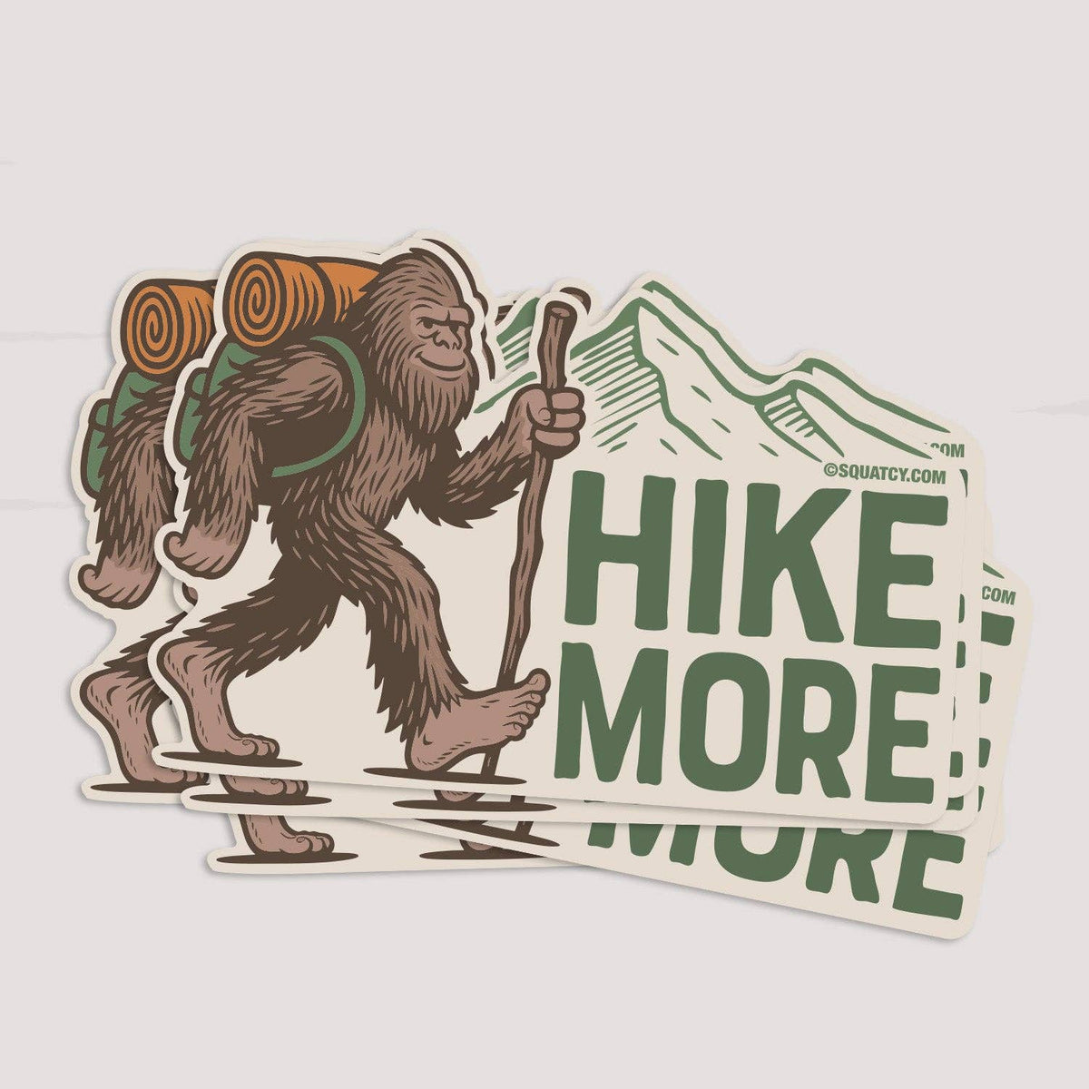 Bigfoot, Hike More Sticker