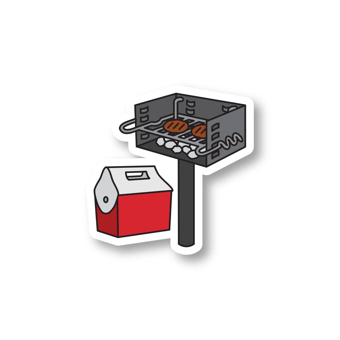 Wild North Co - Grillin' and Chillin' Park Sticker