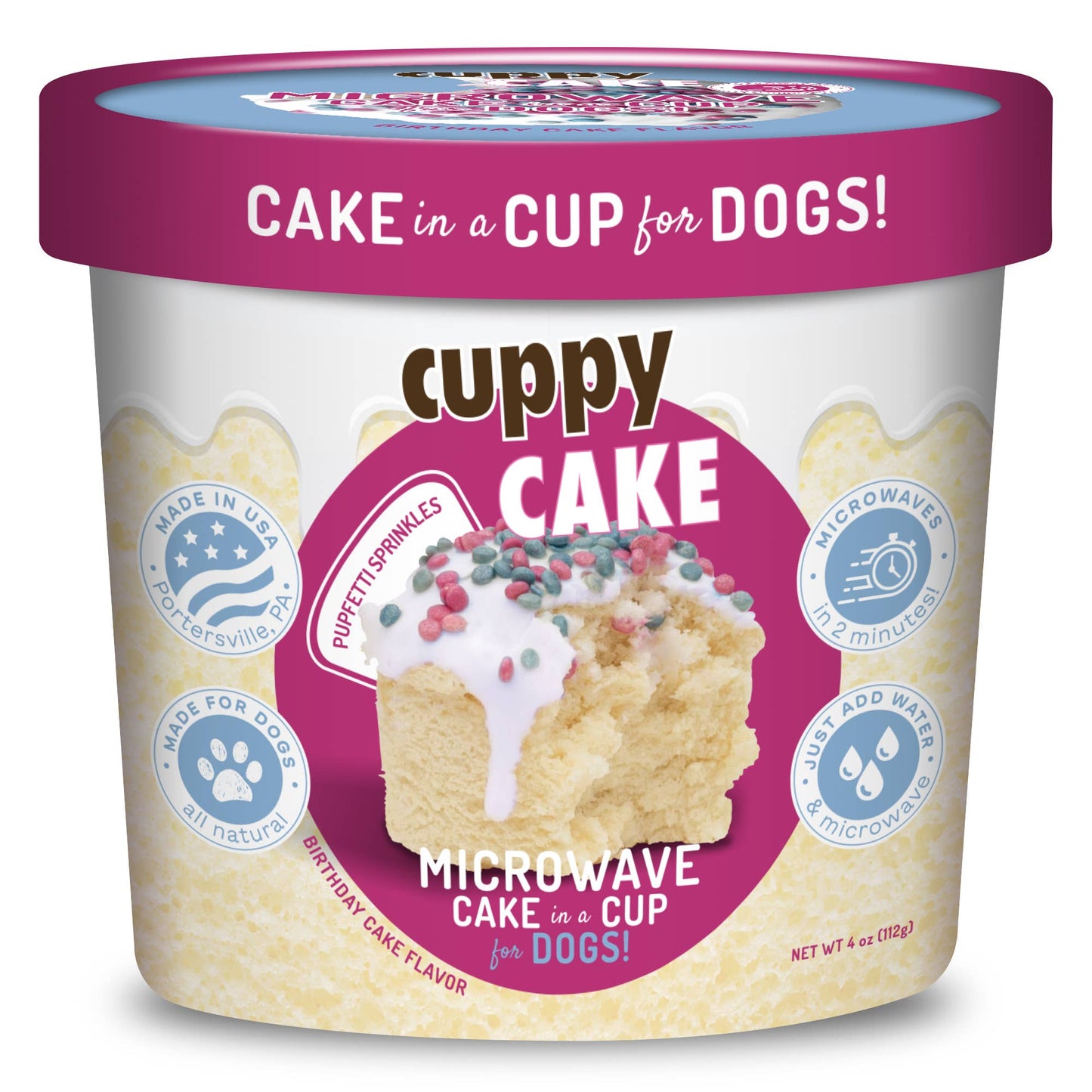Microwave Dog Birthday Cake