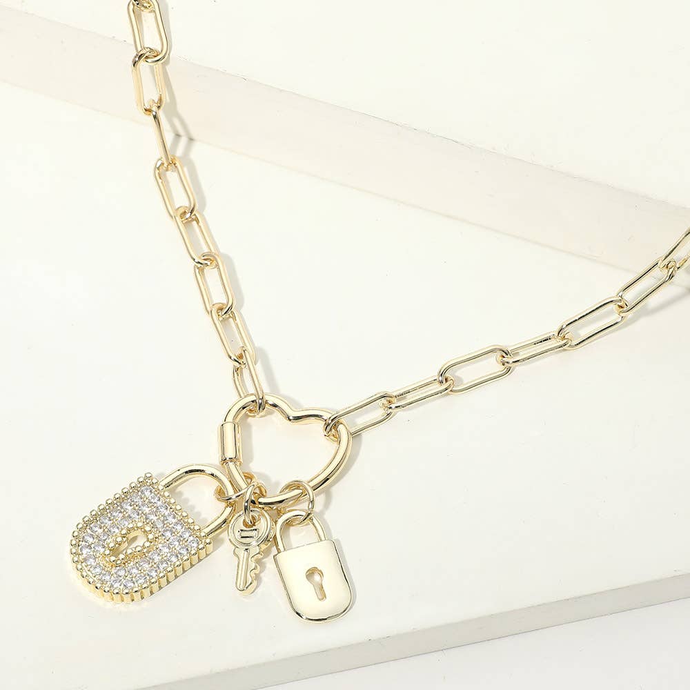 Gold Plated Locks and Key
