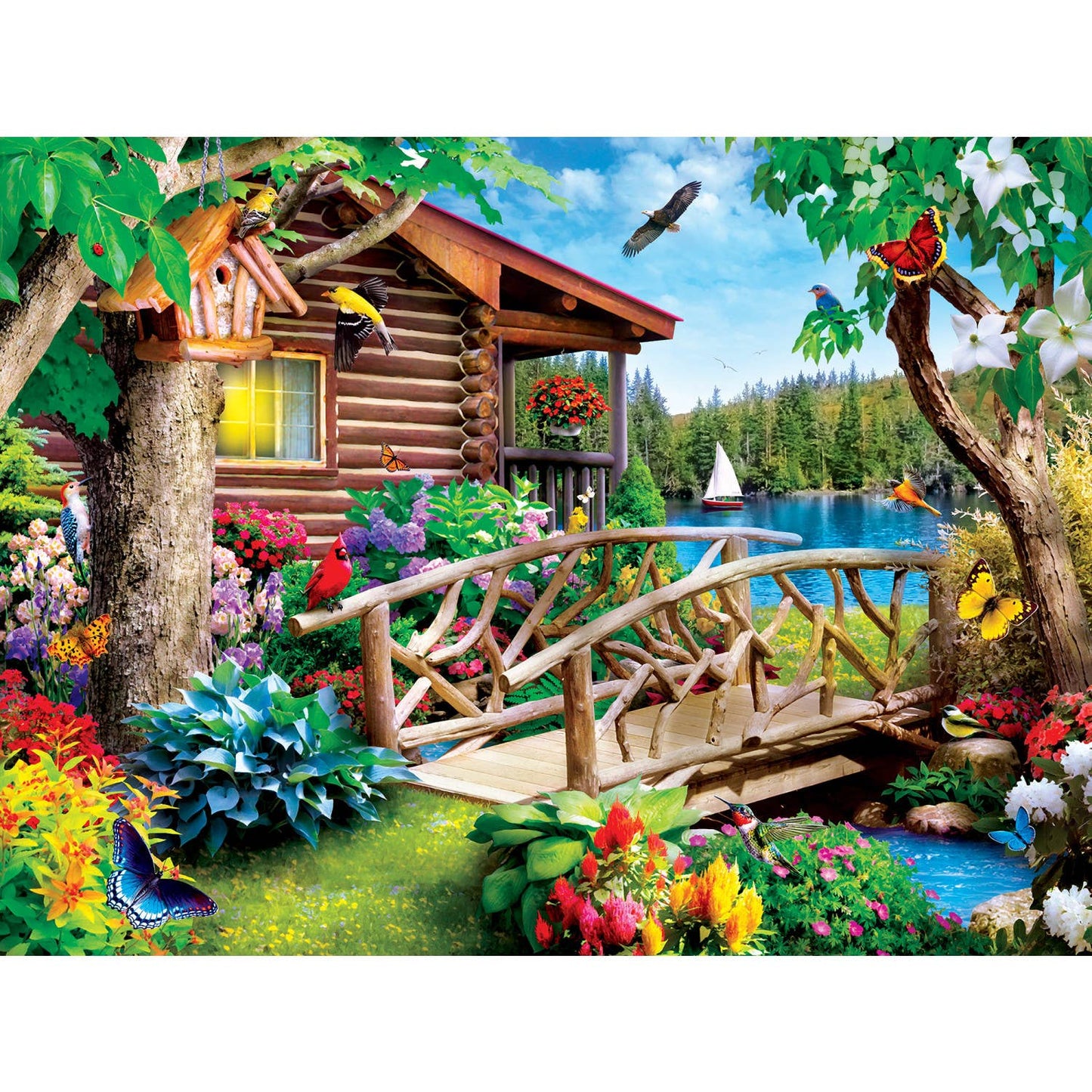 Cabin Crossing 300 Piece EZ Grip Puzzle
