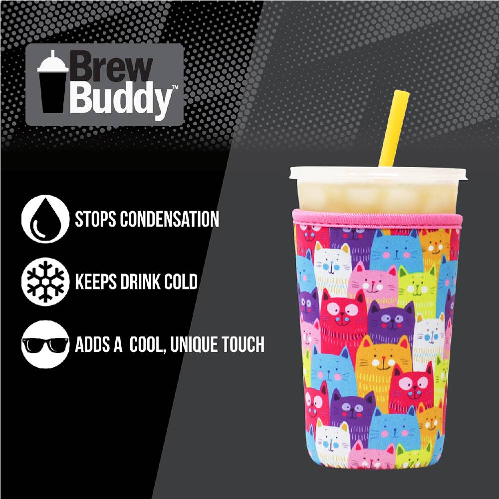 Iced Coffee & Drink Sleeve - Cat Lover