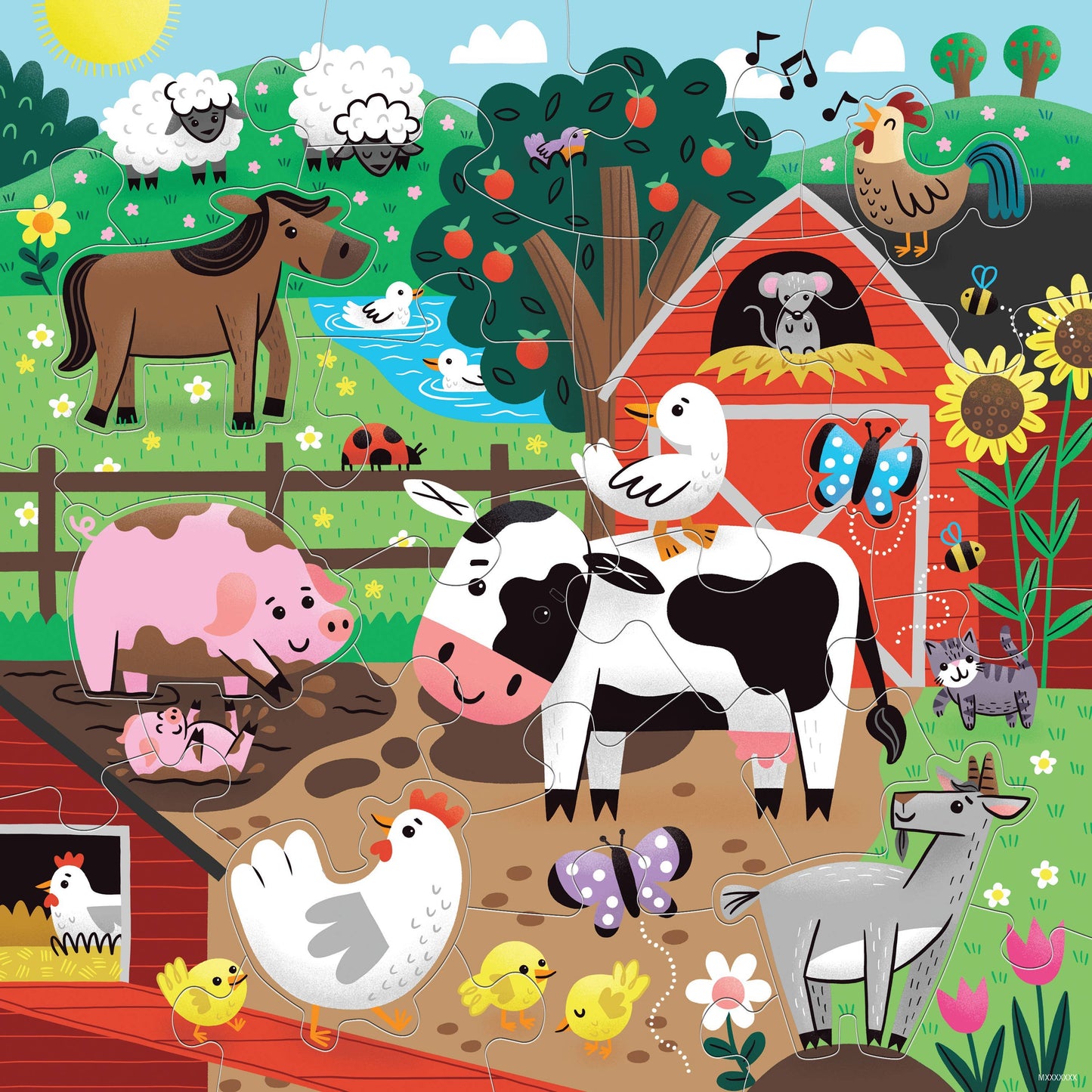 25 Piece Floor Puzzle