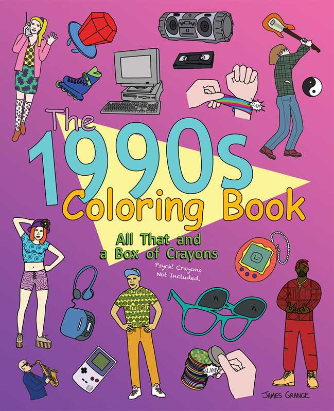 990s Coloring Book