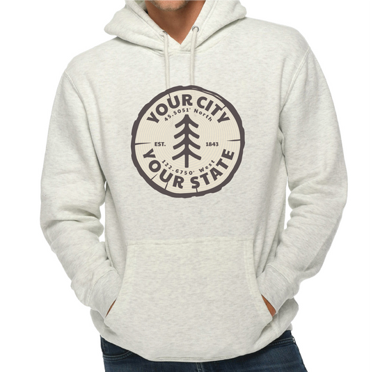 Wisp Resort MD Tree Ring Hoodie