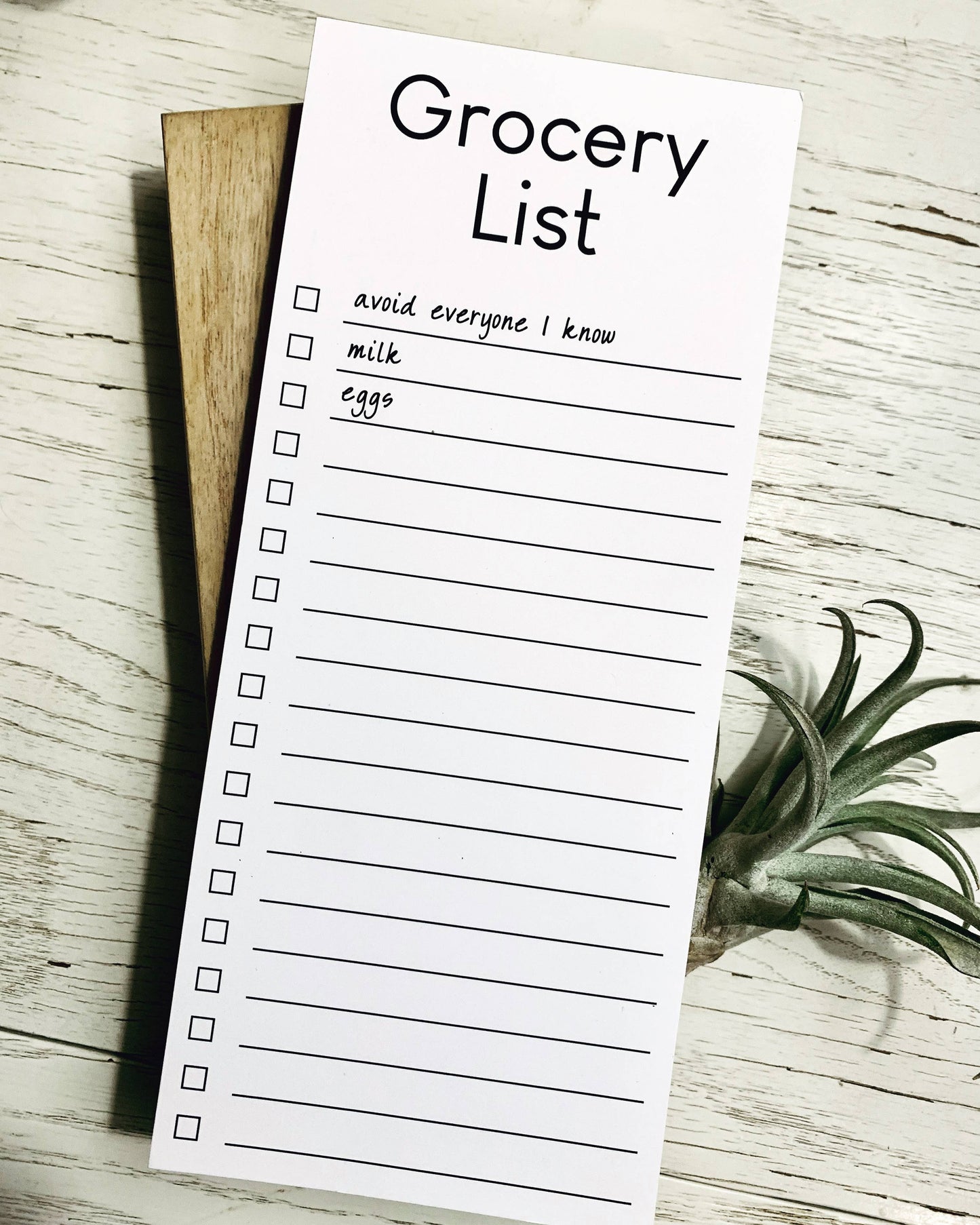 Grocery List | avoid everyone I know