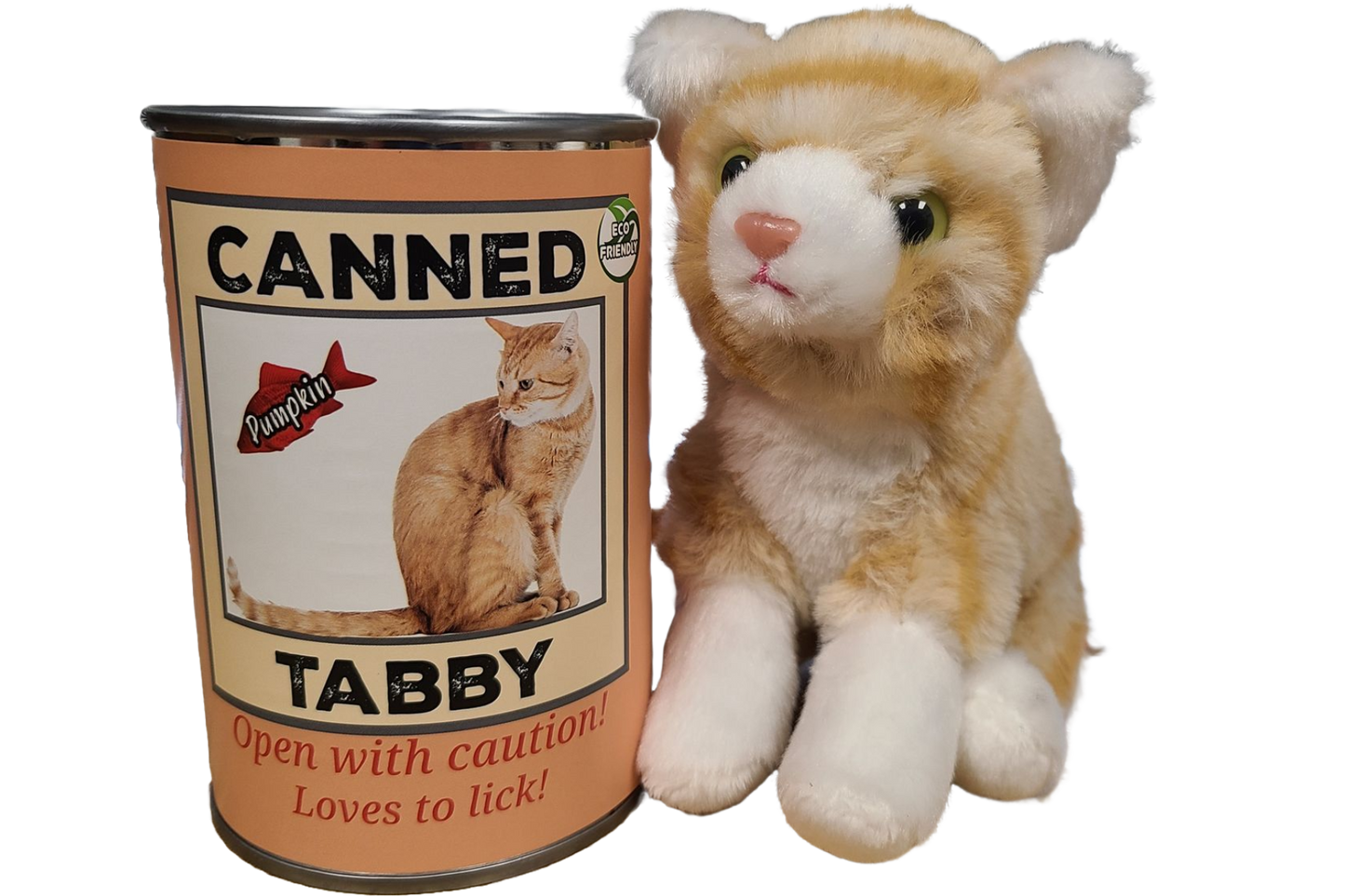 Orange Tabby Cat | Stuffed Animal Cat Plush w/Jokes