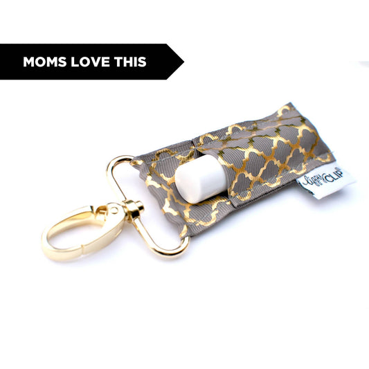 Gold Quatrefoil LippyClip