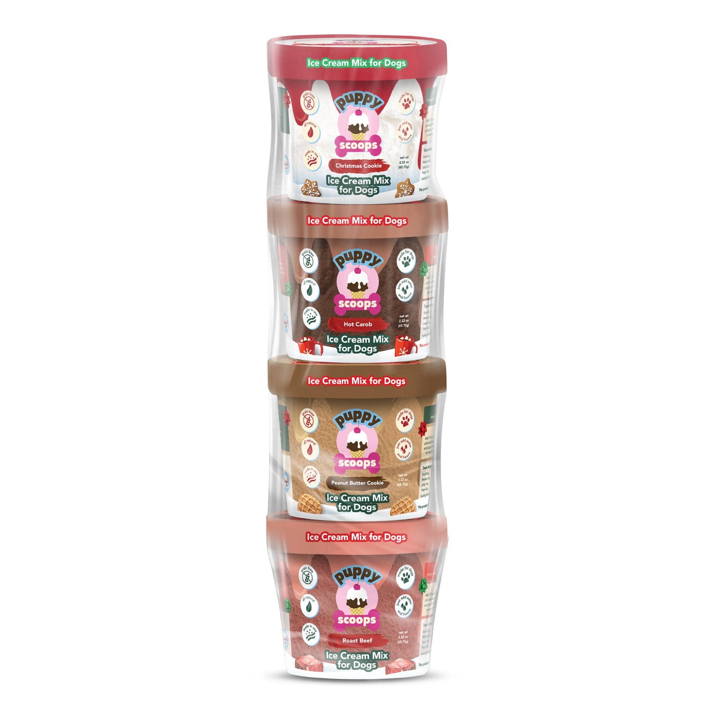 Puppy Scoops Ice Cream Mix - Holiday