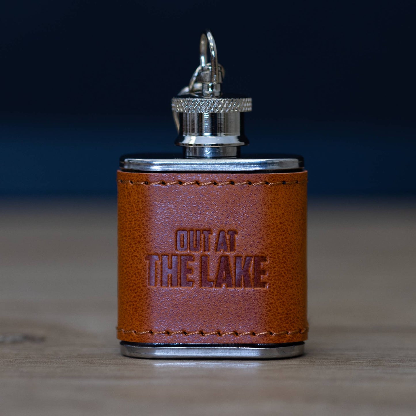 Pavilion - Out at the Lake - Stainless Steel 1 oz Mini Flask