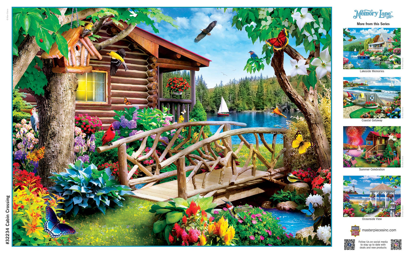 Cabin Crossing 300 Piece EZ Grip Puzzle